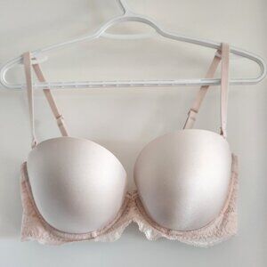 La Senza Pink Strapless/Adjustable Strap Bra
